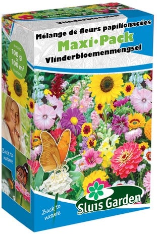 Streuschachtel Wiesenblumen-Samenmischung SCHMETTERLING - Maxi Pack Sluis Garden
