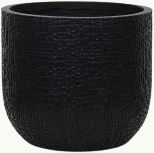 Bloempot Capi Nature Skin Bol Antraciet Ø24cm - 21cm