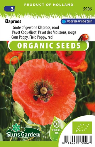 Mohn Red Corn Poppy EKO