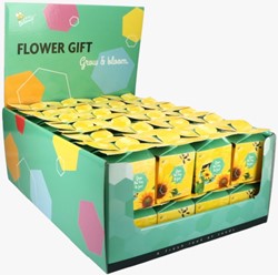 Buzzy flower gift (Display 48x) Sonnenblume - Helianthus