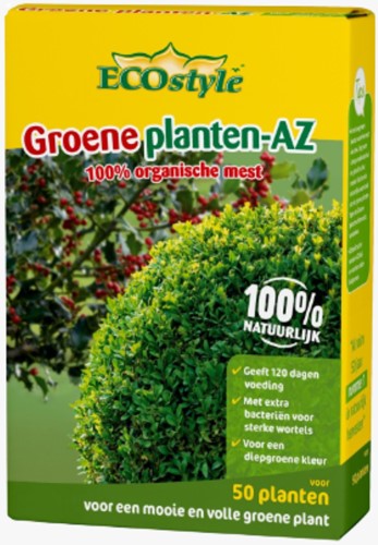 Grünpflanzen und Buchsbaum AZ Dünger 1.6 kg - Ecostyle