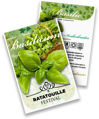 Basilicum Keukenkruiden zakjes persoonlijk bedrukt 2.000 stuks-2