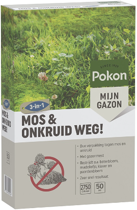 Unkraut und Moos Herbizid im Rasen - Pokon