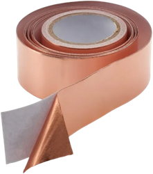 Schnecken Klebeband Kupfer 400cm / 2,8cm