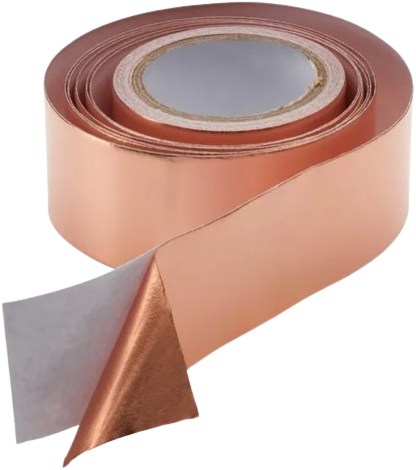 Schnecken Klebeband Kupfer 400cm / 2,8cm