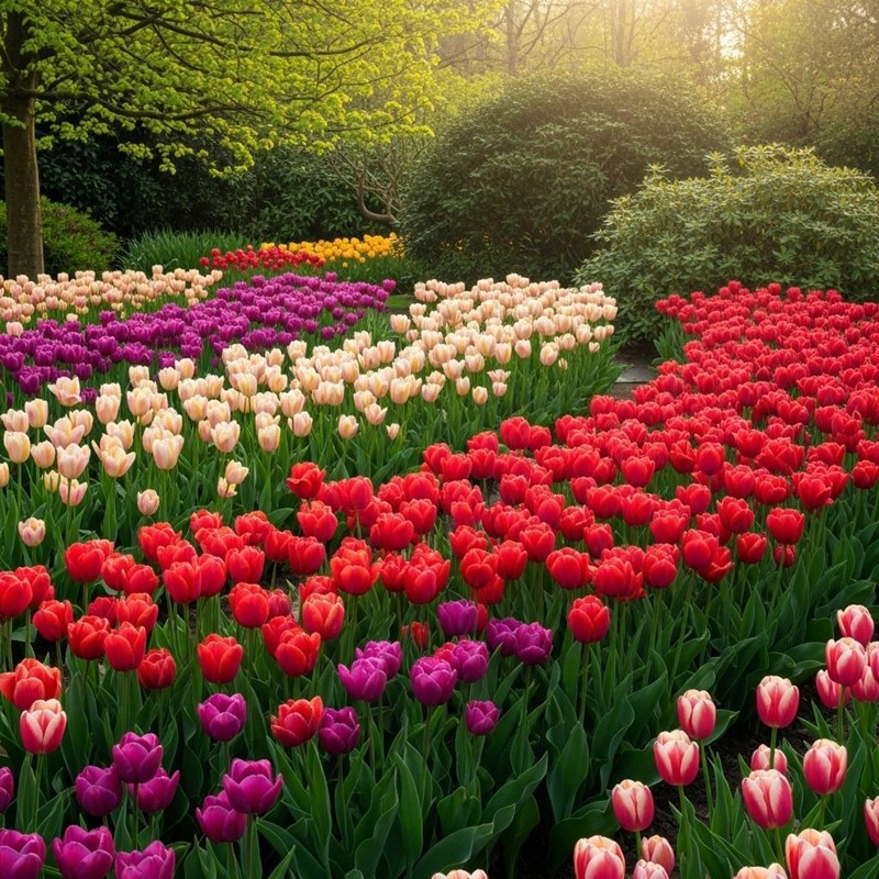 Tulpenzwiebeln pflanzen: Der perfekte Zeitpunkt im Jahr für farbenfrohe Blütenpracht