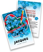 Vergeet-mij-Niet Myosotis zakjes persoonlijk bedrukt - 1.000 stuks-2